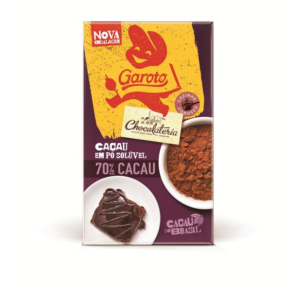 Chocolate Em Pó Garoto 70% Cacau 200g