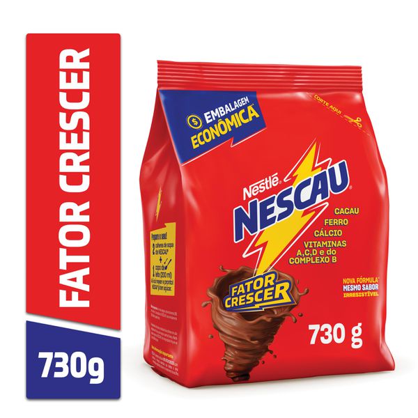 Achocolatado Em Pó Nescau Sachê 730g