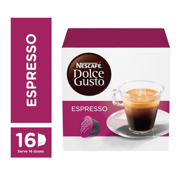 Cápsula Nescafé Dolce Gusto Espresso 16 Cápsulas