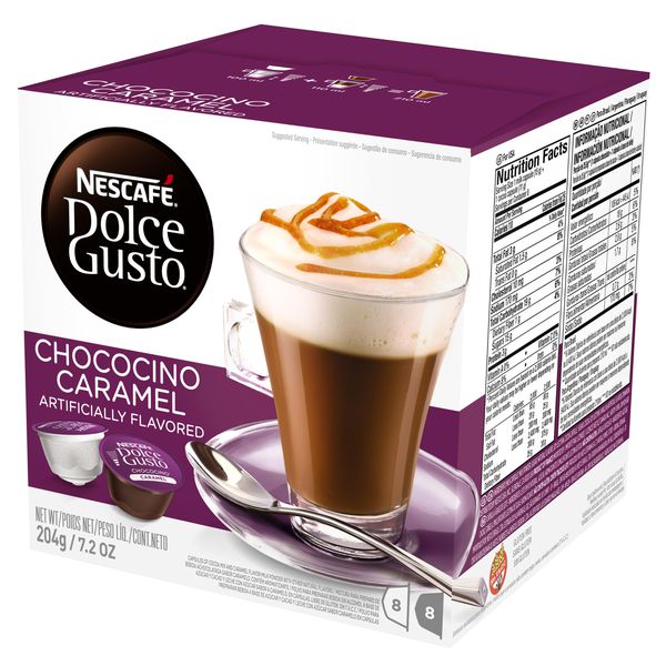 Cápsula Nescafé Dolce Gusto Chococino Caramel 16 Cápsulas