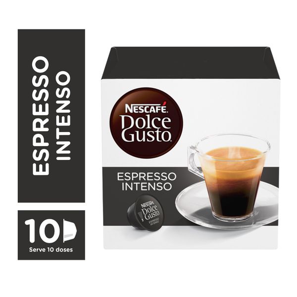 Cápsula Nescafé Dolce Gusto Espresso Intenso 10 Cápsulas