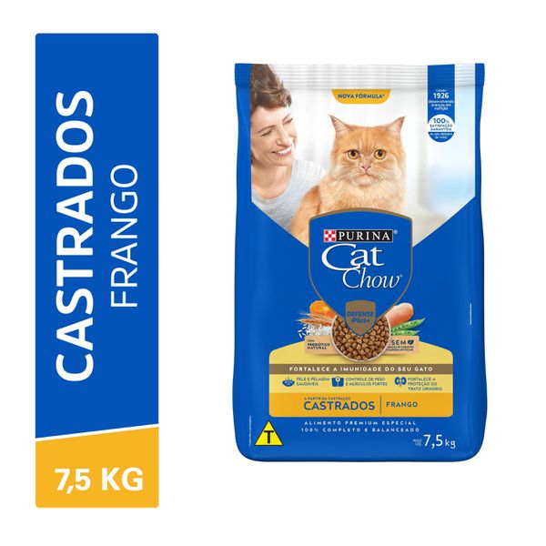 Cat Chow Ração Seca Ps Castrados 7.5kg