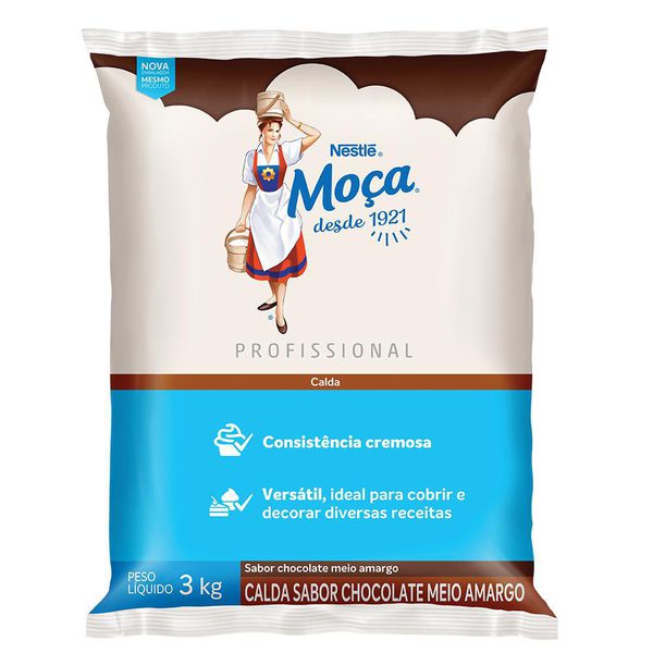 Calda De Chocolate Meio Amargo Nestlé 3kg