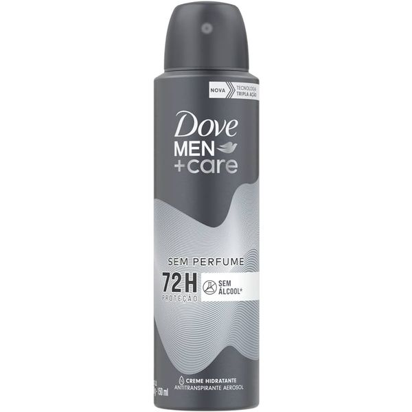 Dove Men+care Antitranspirante Aerosol Sem Perfume 150ml