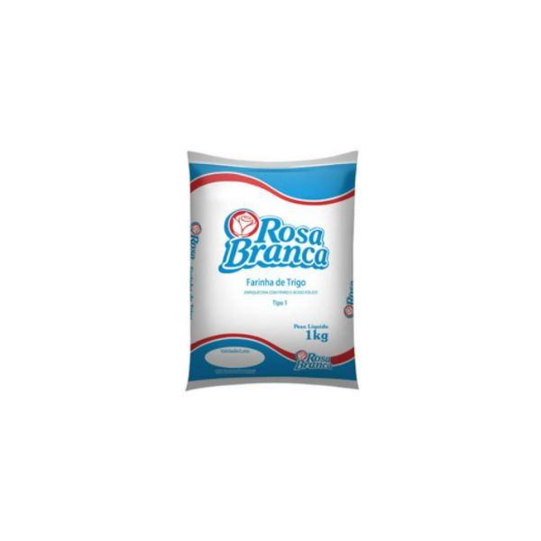 Farinha De Trigo Rosa Branca 1kg