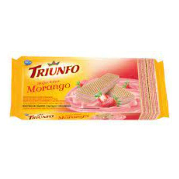 Biscoito Triunfo Wafer Morango 105g