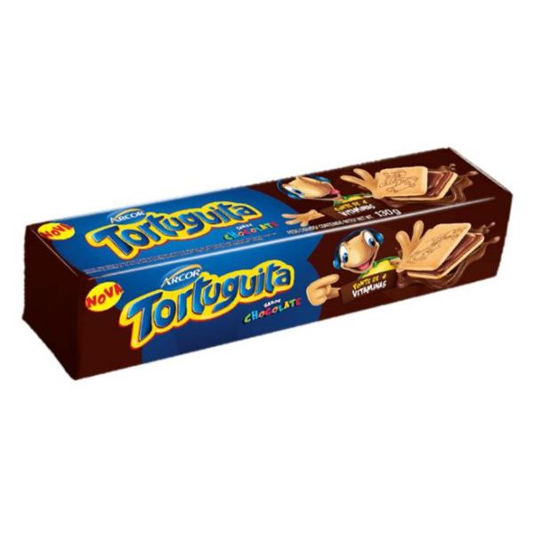 Biscoito Tortuguita Chocolate 130g