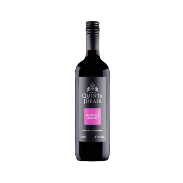 Vinho Quinta Jubair Bordo Tinto Demi Sec 750 Ml