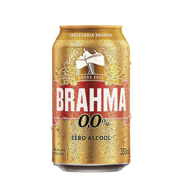 Cerveja Brahma Zero Álcool 350ml