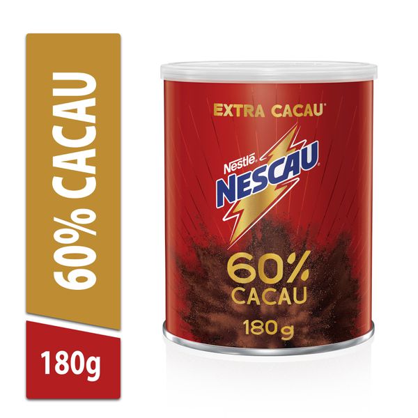 Achocolatado Nescau 60% Extra Cacau 180g