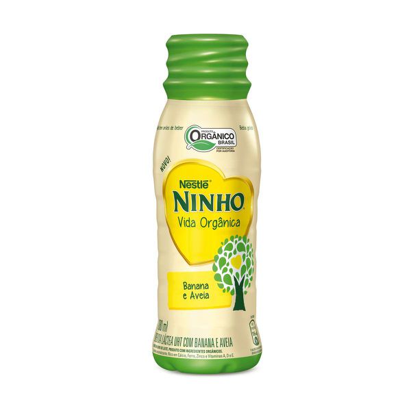 Bebida Láctea Ninho Banana e Aveia Orgânica 180ml