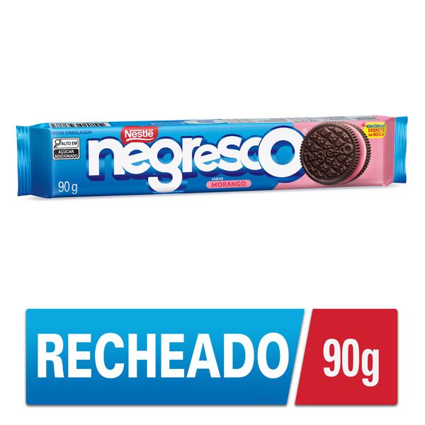 Biscoito Negresco Recheado Morango 90g