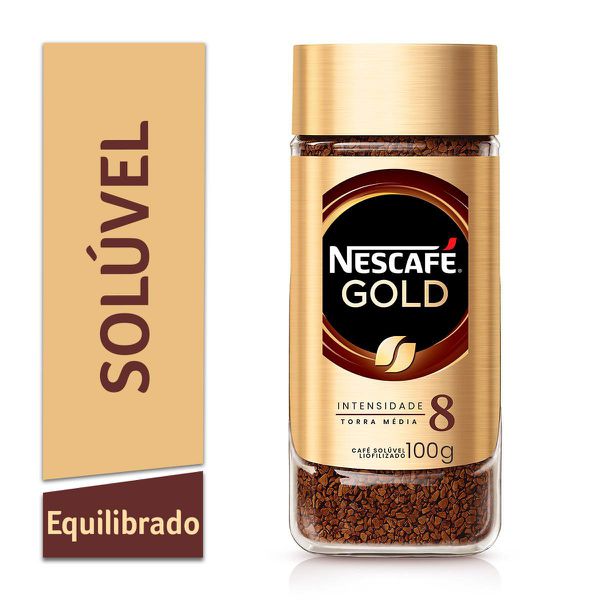 Café Solúvel Nescafé Gold Equilibrado 100g