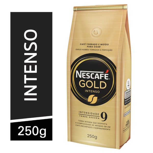 Café Torrado e Moído Nescafé Gold Intenso 250g