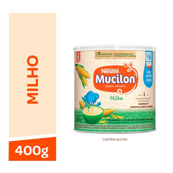 Cereal Infantil Mucilon Milho 400g