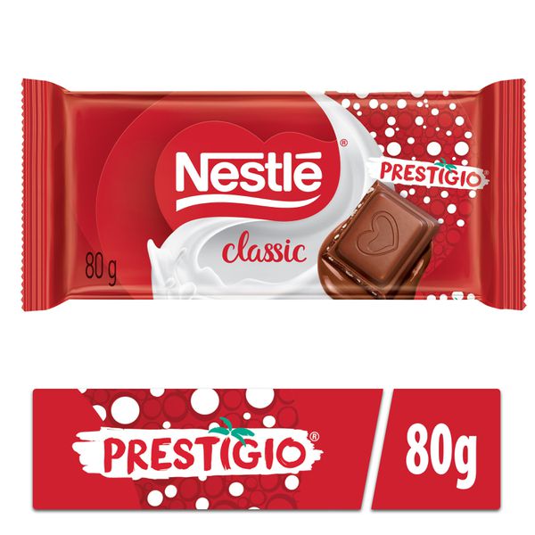 Chocolate Ao Leite Classic Prestígio 80g