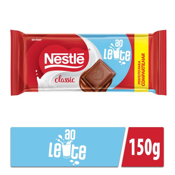 Chocolate Nestlé Classic ao Leite 150g
