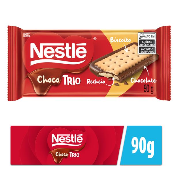 Chocotrio Nestlé Pasta De Amendoim 90g