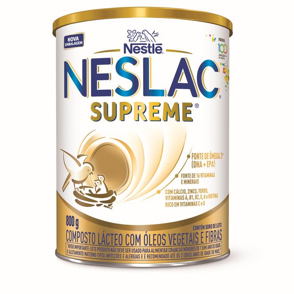 Composto Lácteo Neslac Supreme 800g