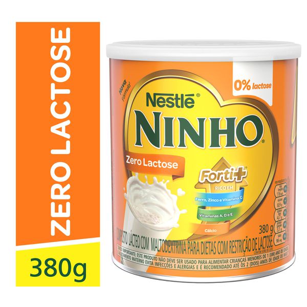 Composto Lácteo Ninho Zero Lactose 380g