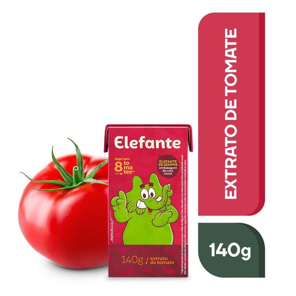 Extrato De Tomate Elefante 140g