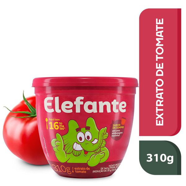 Extrato De Tomate Elefante 300g