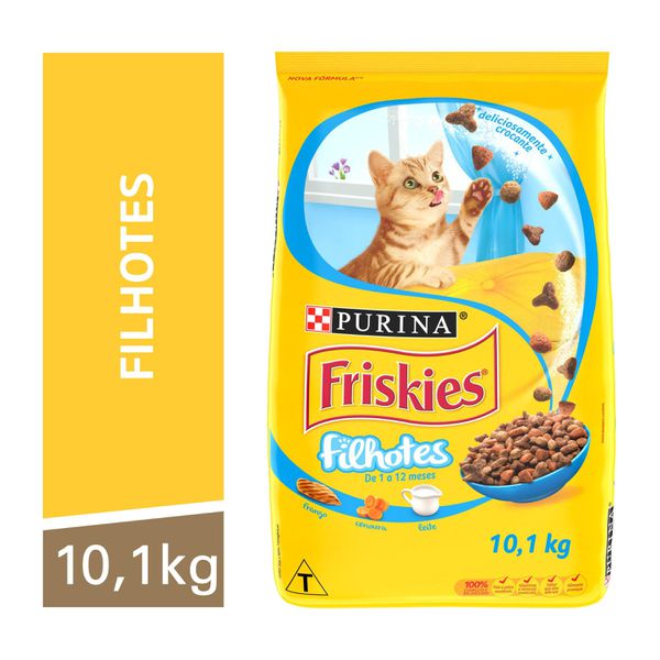 Friskies Ração Seca Gatos Filhotes Frango 10,1kg