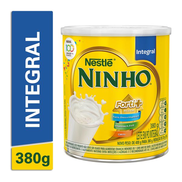 Leite Em Pó Ninho Integral 380g