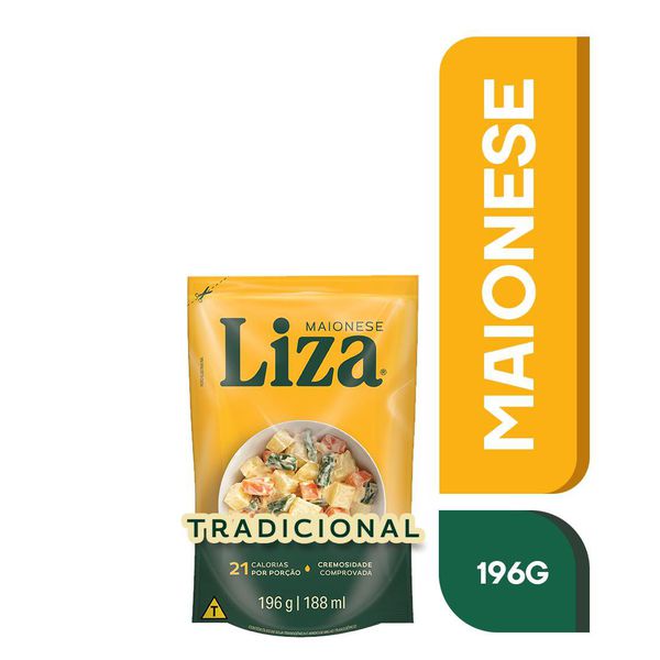 Maionese Tradicional Liza Sachê 196g