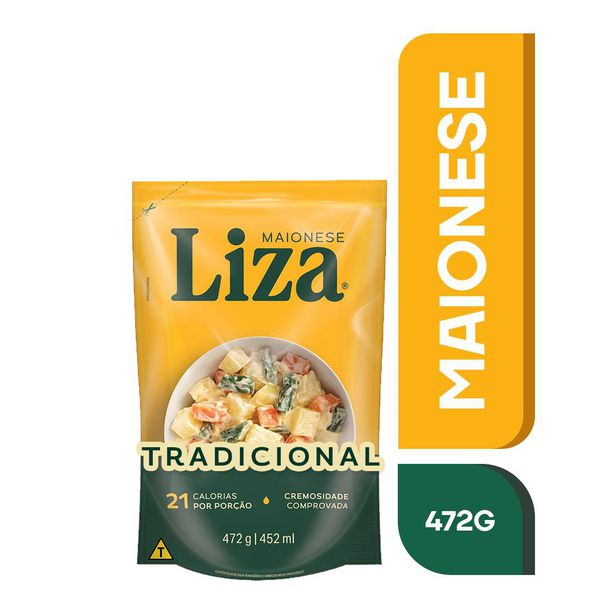 Maionese Tradicional Liza Sachê 472g