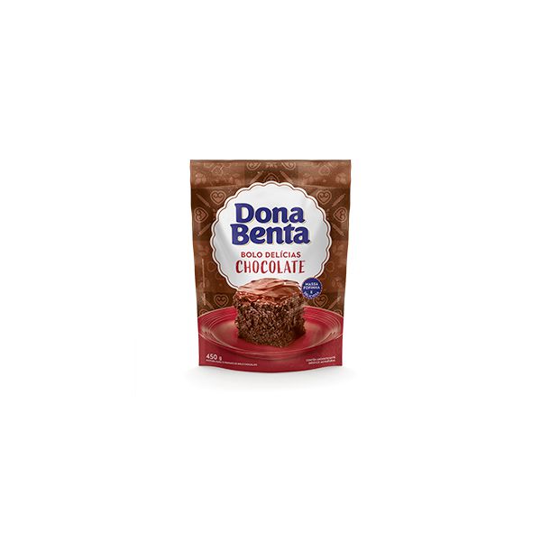 Mistura para Bolo Dona Benta Linha Delícias Chocolate 450g