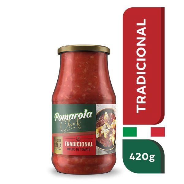 Molho De Tomate Pomarola Tradicional 420g