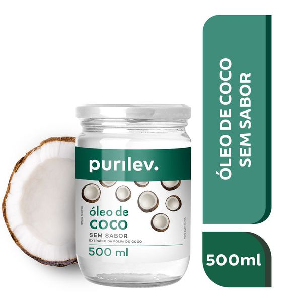 Óleo De Coco Purilev Sem Sabor 500ml