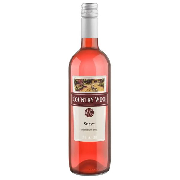 Vinho Country Wine 750ml Rose Suave