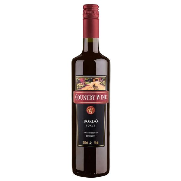 Vinho Country Wine 750m Bordo Suave