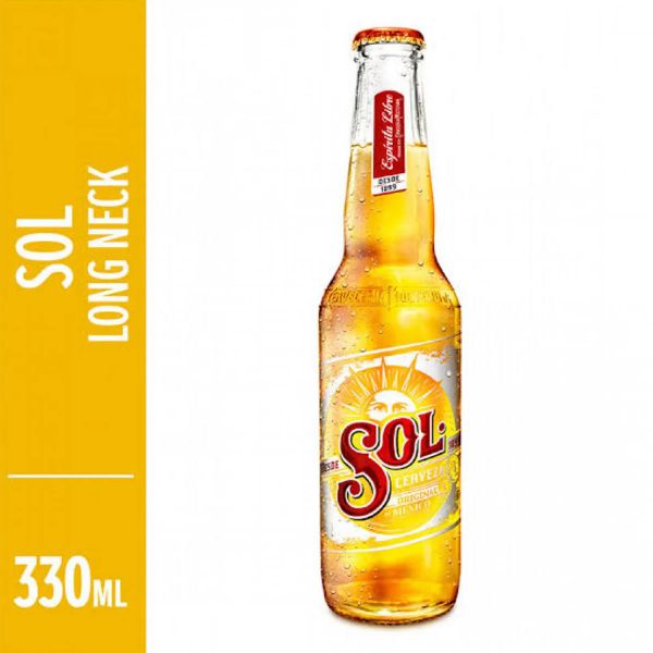 Cerveja Sol Premium Long Neck 330ml