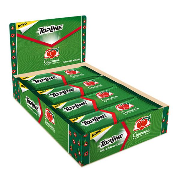 Chiclete Topline 20un Guarana
