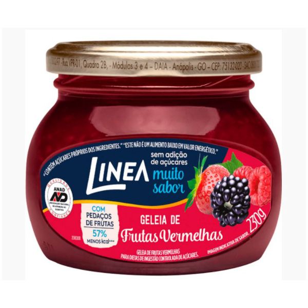 Geleia Linea 230g Frutas Vermelhas