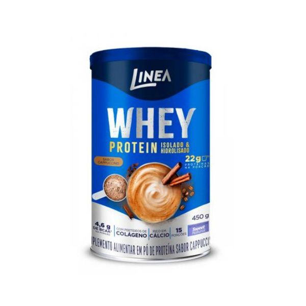 Whey Protein Linea Isolado e Hidrolisado Cappuccino 450g