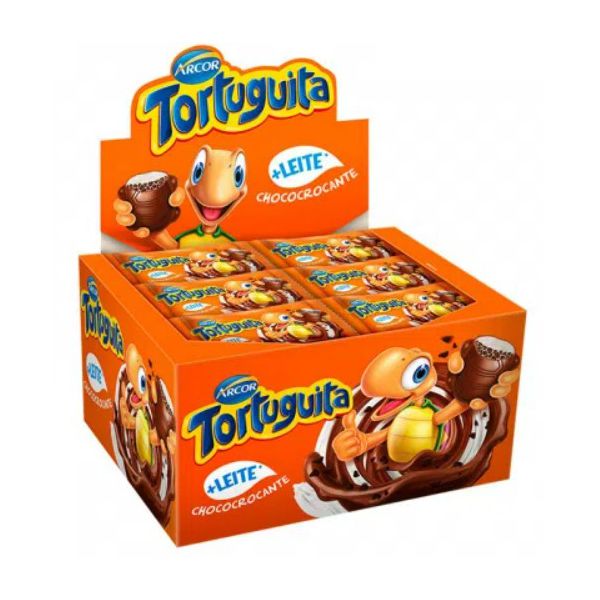 Chocolate Tortuguita Chococrocante 15.5g Com 24 Unidades