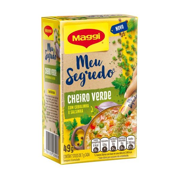 Tempero Cheiro Verde Maggi Meu Segredo 49g