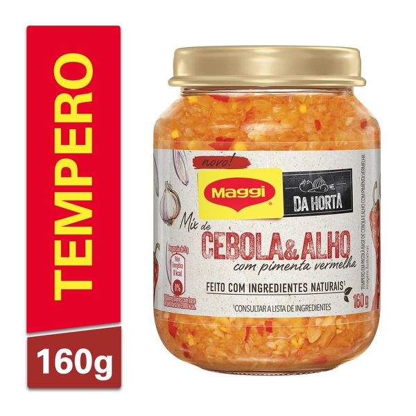 Mix De Cebola & Alho Com Pimenta Maggi Da Horta 160g