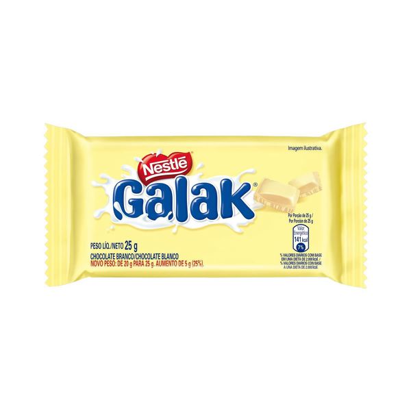 Chocolate Galak Branco 25g