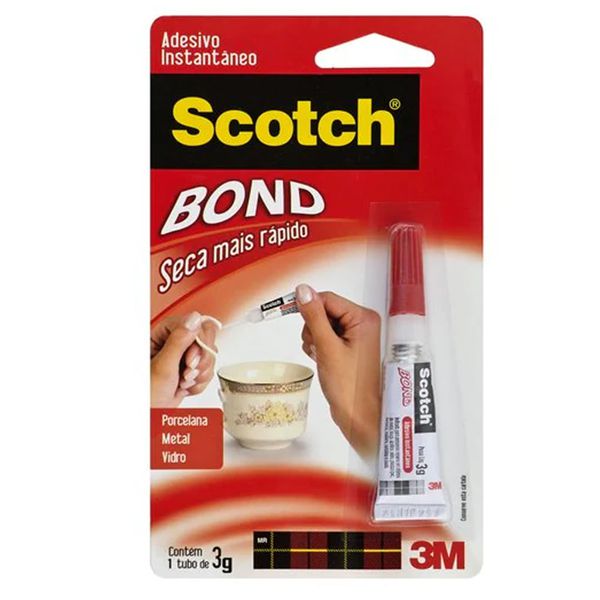 Adesivo Instantâneo Scotch Bond 3g