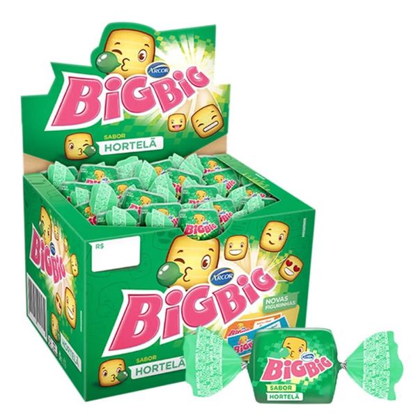 Chiclete Big Big Hortelã 350g