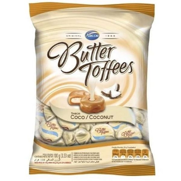 Bala Butter Toffees Coco 100g