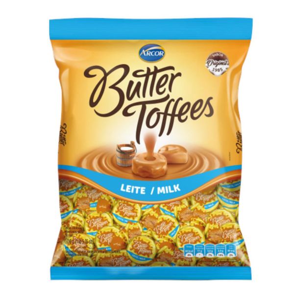 Bala Butter Toffees Leite 500g