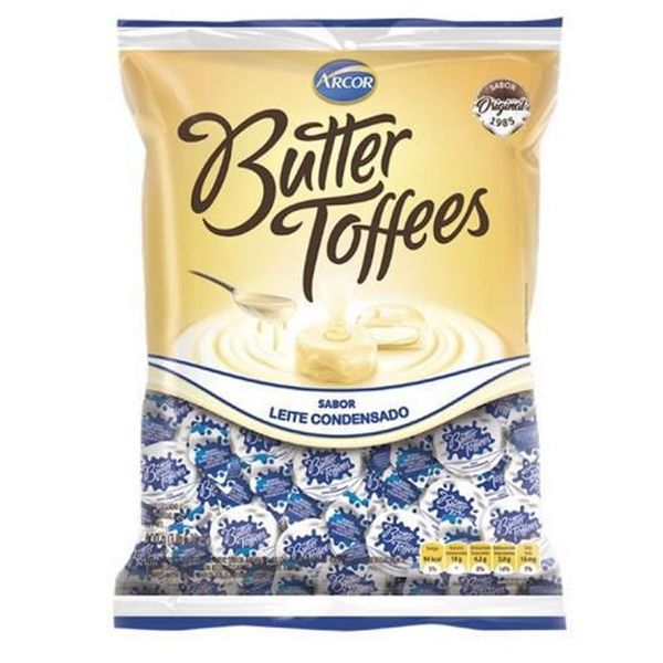 Bala Butter Toffees Leite Condensado 500g