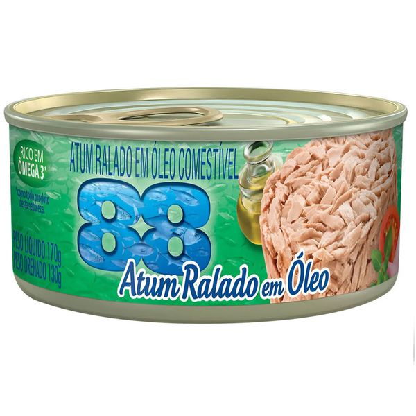 Atum Ralado Em Óleo 88 140g