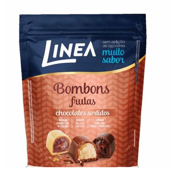 Bombom Línea Sortidos Com Frutas 110g